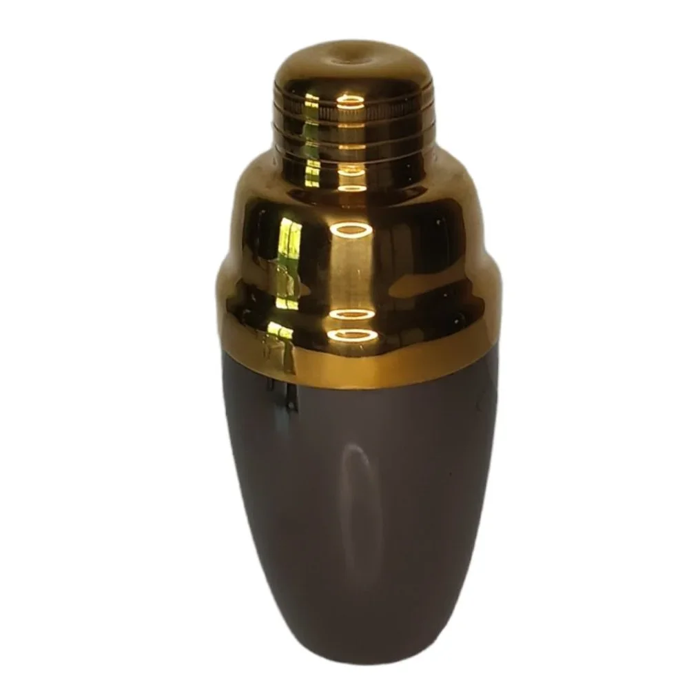 Black Gold Cocktail Shaker MCM Style